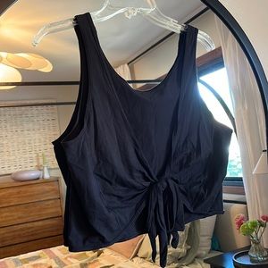 Lululemon Black Its a Tie Tank Top